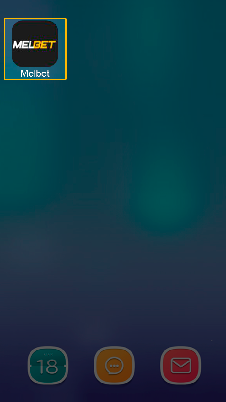 Finalize Melbet APK installation and start the app.