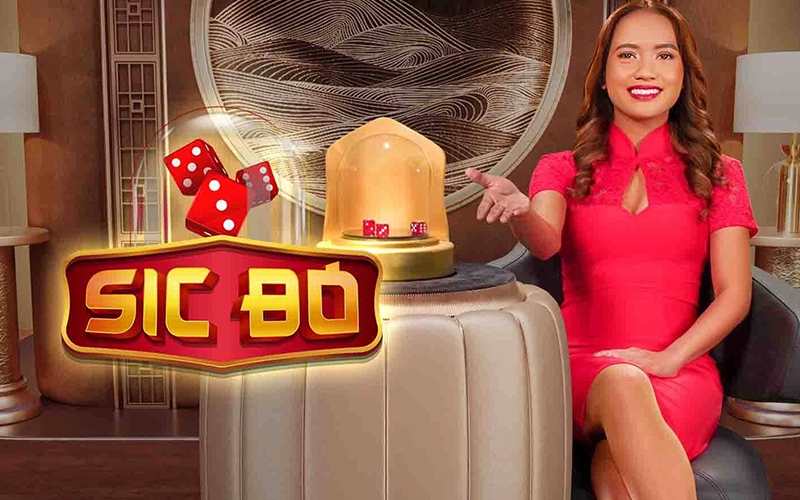 Play classic Sic Bo live game at Melbet.